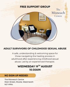 Free Support Group for Adult Survivors of CSA