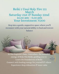 Reiki 1 Beginner Class